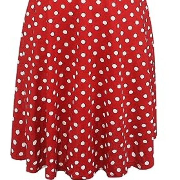 Women's Flare Sleeve Scope Neck Church Vintage Dresses Casual Party and Holiday - Picture 16 of 16